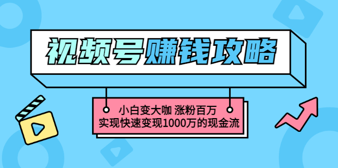 【副业项目3549期】怎么通过视频号赚钱（视频号赚钱详细教程攻略）-聚英社副业网