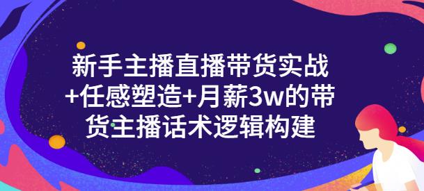 【副业项目3593期】新手如何做直播带货话术：信任感塑造+月薪3w的带货主播话术逻辑构建-聚英社副业网