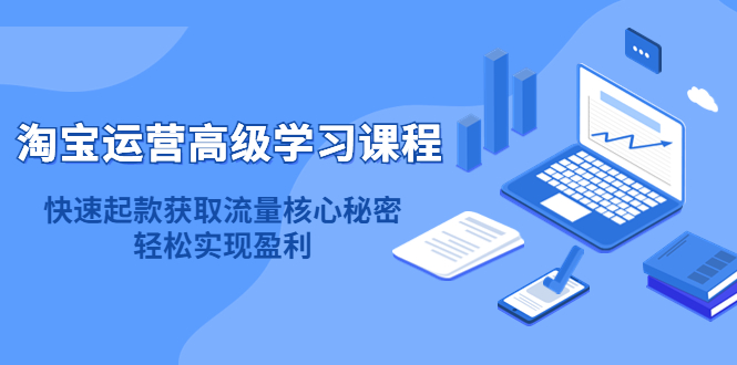 【副业项目4654期】淘宝运营高级学习课程：快速获取流量核心秘密，轻松实现盈利-聚英社副业网
