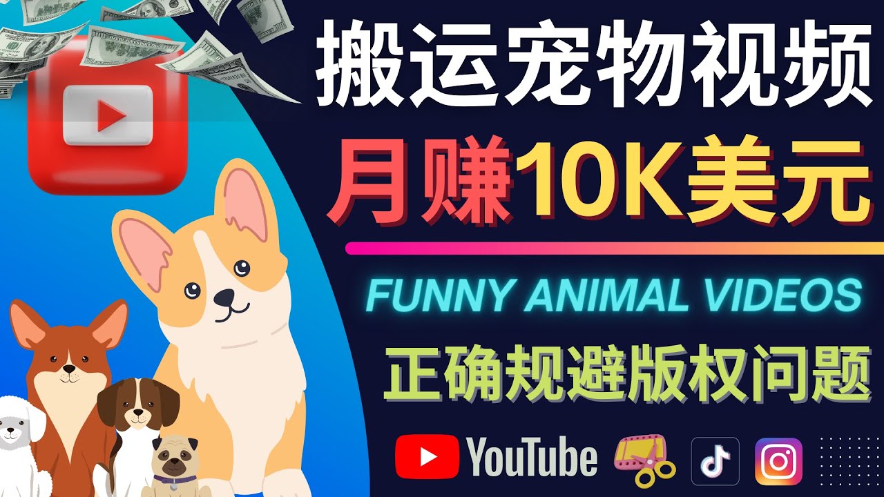 【副业项目4509期】搬运TIKTOK视频到YouTube，并进行二次创作，月赚1万美元以上-聚英社副业网