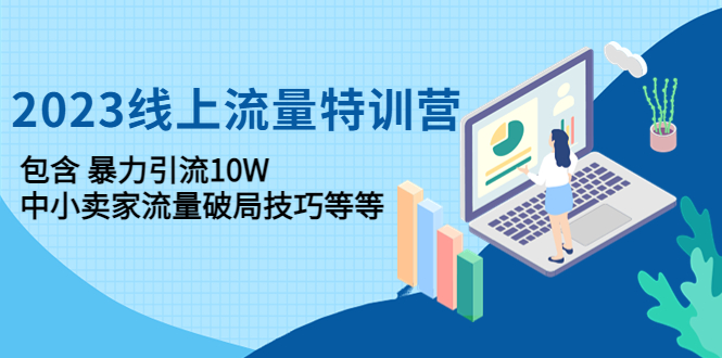 【副业项目4809期】2023线上流量特训营：包含暴力引流10W+中小卖家流量破局技巧等等-聚英社副业网