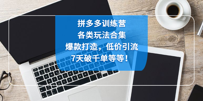【副业项目4925期】拼多多训练营：各玩法合集，爆款打造，低价引流，7天破千单等等-聚英社副业网