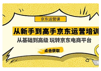 【副业项目5010期】从新手到高手京东运营培训：从基础到高级 玩转京东电商平台-聚英社副业网