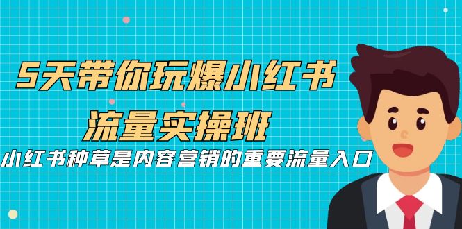 【副业项目7197期】5天带你玩爆小红书流量实操班，小红书种草实战-聚英社副业网