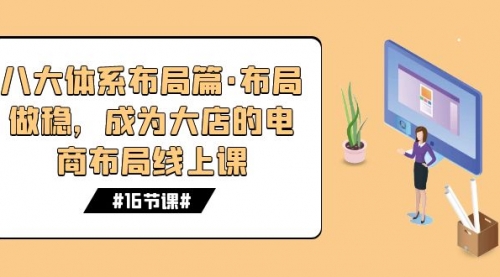 【副业项目7712期】八大体系布局篇·布局做稳，成为大店的电商布局线上课（16节课）-聚英社副业网